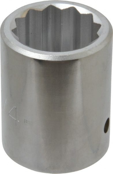 Proto - 1-1/4", 1" Drive, Standard Hand Socket - 12 Points, 2-1/2" OAL - Exact Tooling