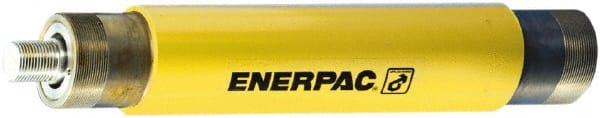 Enerpac - 6-1/4" Stroke, 16 Ton Portable Hydraulic Double Acting Cylinder - Exact Tooling