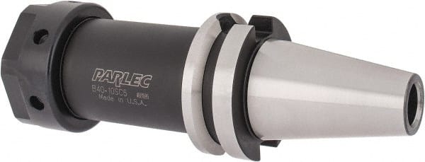 Parlec - 0.031" to 1" Capacity, 5" Projection, BT40 Taper Shank, TG/PG 100 Collet Chuck - 7.575" OAL - Exact Tooling
