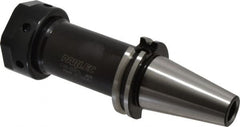Parlec - 1/32" to 1" Capacity, 5" Projection, CAT40 Taper Shank, TG/PG 100 Collet Chuck - 7.687" OAL - Exact Tooling
