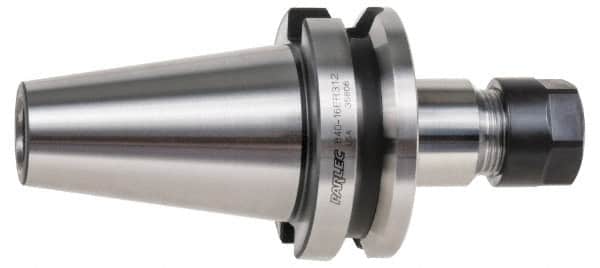 Parlec - 1mm to 16mm Capacity, 4.12" Projection, BT40 Taper Shank, ER25 Collet Chuck - 6.7" OAL - Exact Tooling