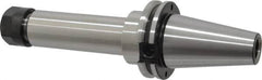 Parlec - 1mm to 13mm Capacity, 6.12" Projection, CAT40 Taper Shank, ER20 Collet Chuck - 8.81" OAL - Exact Tooling
