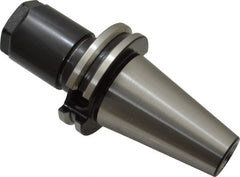 Parlec - 1/32" to 3/4" Capacity, 2.95" Projection, CAT40 Taper Shank, DA180 Collet Chuck - 5.637" OAL - Exact Tooling