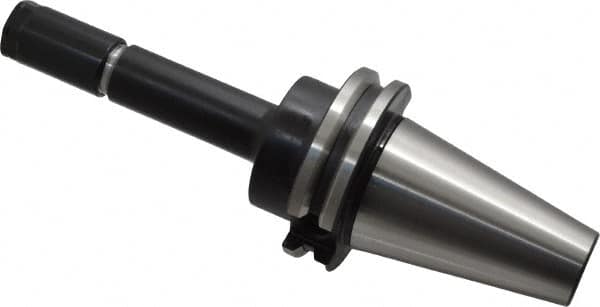 Parlec - 1/32" to 1/4" Capacity, 5" Projection, CAT40 Taper Shank, DA200 Collet Chuck - 7.687" OAL - Exact Tooling