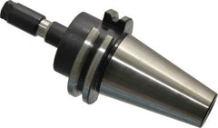 Parlec - 1/32" to 1/4" Capacity, 3.38" Projection, CAT40 Taper Shank, DA300 Collet Chuck - 6.067" OAL - Exact Tooling