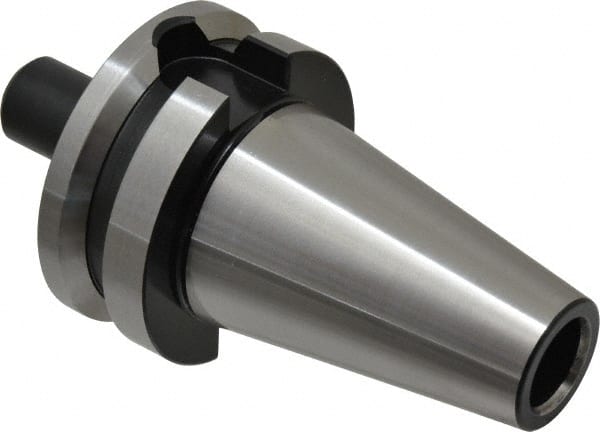 Parlec - BT40 Taper Shank 1/8" Hole End Mill Holder/Adapter - 11/16" Nose Diam, 2-1/4" Projection, Through-Spindle Coolant - Exact Tooling