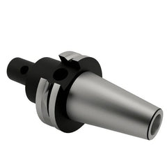 Parlec - CAT40 Taper Shank 3/8" Hole End Mill Holder/Adapter - 1" Nose Diam, 2-1/2" Projection, Through-Spindle Coolant - Exact Tooling