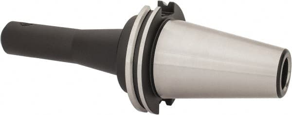 Parlec - CAT50 Taper Shank 1/2" Hole End Mill Holder/Adapter - 1-1/4" Nose Diam, 6.62" Projection, Through-Spindle Coolant - Exact Tooling