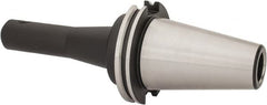 Parlec - CAT50 Taper Shank 1/2" Hole End Mill Holder/Adapter - 1-1/4" Nose Diam, 6.62" Projection, Through-Spindle Coolant - Exact Tooling