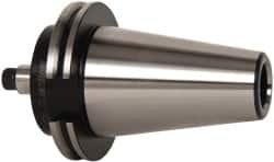Parlec - CAT50 Taper Shank 3/4" Pilot Diam Shell Mill Holder - 1-1/2" Flange to Nose End Projection, 1-3/4" Nose Diam, 3/8-24 Lock Screw - Exact Tooling