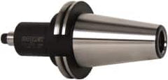 Parlec - CAT50 Taper Shank 3/4" Pilot Diam Shell Mill Holder - 3-1/2" Flange to Nose End Projection, 1-3/4" Nose Diam, 3/8-24 Lock Screw - Exact Tooling
