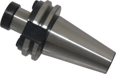 Parlec - CAT40 Taper Shank 1" Pilot Diam Shell Mill Holder - 1" Flange to Nose End Projection, 2-1/4" Nose Diam, 1/2-20 Lock Screw - Exact Tooling