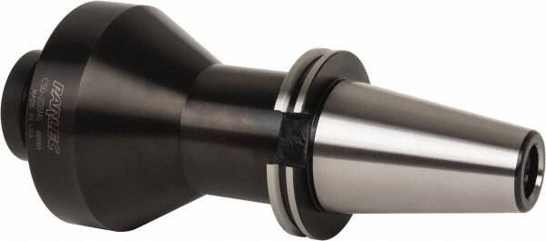 Parlec - CAT50 Taper Shank 2" Pilot Diam Shell Mill Holder - 6" Flange to Nose End Projection, 4.88" Nose Diam, 1-14 Lock Screw - Exact Tooling
