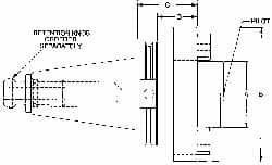 Parlec - CAT50 Taper Face Mill Holder & Adapter - 2-1/2" Pilot Diam, 5/8-11 Mount Hole, 0.0002" TIR - Exact Tooling