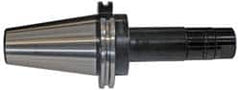 Parlec - 2" Diam Milling Machine Arbor - Stub Style, Taper Shank, 9" OAL, CAT50 Taper - Exact Tooling