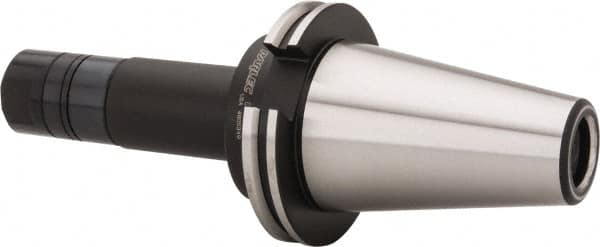 Parlec - 1" Diam Milling Machine Arbor - Stub Style, Taper Shank, 6-1/4" OAL, CAT50 Taper - Exact Tooling