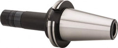 Parlec - 1" Diam Milling Machine Arbor - Stub Style, Taper Shank, 6-1/4" OAL, CAT50 Taper - Exact Tooling