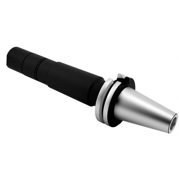 Parlec - 1-1/4" Diam Milling Machine Arbor - Stub Style, Taper Shank, 6-1/2" OAL, CAT40 Taper - Exact Tooling