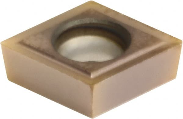 Sumitomo - CCGT32.5.001 EFM Grade AC530U Carbide Turning Insert - TiAlN/AlCrN Finish, 80° Diamond, 3/8" Inscr Circle, 5/32" Thick, 0.0039" Corner Radius - Exact Tooling