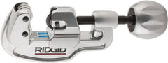 Ridgid - 1/4" to 1-3/8" Pipe Capacity, Tube Cutter - Cuts Stainless Steel - Exact Tooling