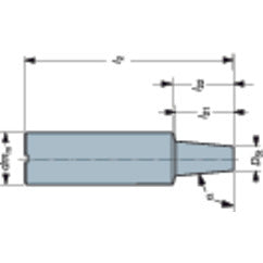 AE20-A25-CE-080 Milling Cutters With Exchangeable Solid Cutting Head - Exact Tooling