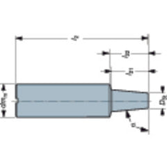 AE12-A16-CE-065 Milling Cutters With Exchangeable Solid Cutting Head - Exact Tooling