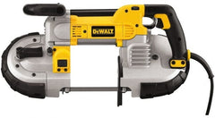 DeWALT - 120 Volt, Electric Handheld Bandsaw - 2.44 m Cord Length, 5 Inch (Round) and 5 x 4-3/4 Inch (Rectangular) Depth of Cut, 100 and 350 SFPM, 10 Amp - Exact Tooling
