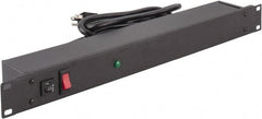 Wiremold - 6 Outlets, 120 Volts, 15 Amps, 6' Cord, Power Outlet Strip - 1 Circuits, Rack Mount, 5-15P NEMA Configuration, cULus, UL Listed File 1449 - Exact Tooling