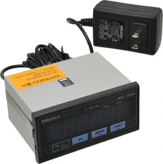 Mitutoyo - 1 Axis, Digimatic Output Tools Compatible DRO Counter - LED Display - Exact Tooling