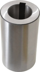 Interstate - 1-1/4 Inch Hole Diameter, 2-1/8 Inch Outside Diameter, 3-3/4 Inch Long, Alloy Steel Machine Tool Arbor Bushing - 0.0004 Inch Runout, Use with Milling Machine Arbors - Exact Tooling
