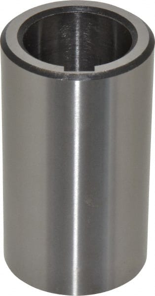 Interstate - 1-1/2 Inch Hole Diameter, 2-1/8 Inch Outside Diameter, 3-3/4 Inch Long, Alloy Steel Machine Tool Arbor Bushing - 0.0004 Inch Runout, Use with Milling Machine Arbors - Exact Tooling