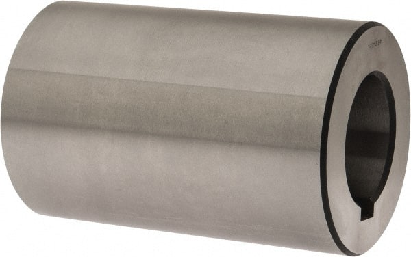 Interstate - 1-1/2 Inch Hole Diameter, 2-3/4 Inch Outside Diameter, 4-1/4 Inch Long, Alloy Steel Machine Tool Arbor Bushing - 0.0004 Inch Runout, Use with Milling Machine Arbors - Exact Tooling