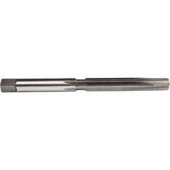 Union Butterfield - 9/16" Diam, Straight Shank, 3-1/4" Flute, Hand Reamer - Exact Tooling