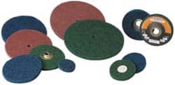 Standard Abrasives - 3" Disc Diam, Aluminum Oxide Quick Change Disc - Type R Attaching System, Nonwoven, Blue, Medium Grade, 8,000 RPM - Exact Tooling