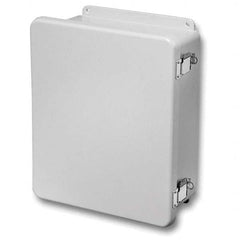 Wiegmann - NEMA 4X Fiberglass Standard Enclosure with Continuous Hinge Cover - Exact Tooling