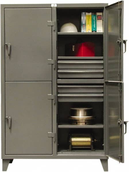 Strong Hold - 4 Door, 2 Tier, Storage Cabinets & Lockers - Exact Tooling