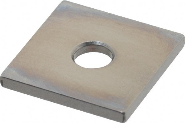 Mitutoyo - 0.1003" Square Steel Gage Block - Accuracy Grade 0, Includes Certificate of Inspection - Exact Tooling