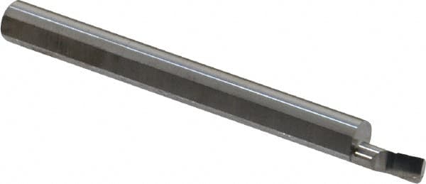 Scientific Cutting Tools - 0.12" Min Bore Diam, 1/4" Max Bore Depth, 3/16 Shank Diam, Boring Bar - Exact Tooling
