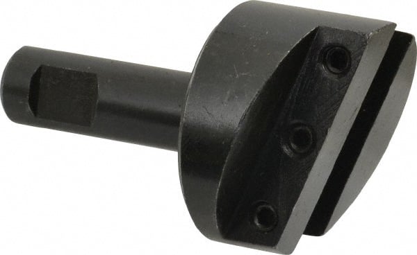 Interstate - 1-1/2" Head, 1/2" Shank Diam, 1 Bit Per Cutter, 5/16" Tool Bit, Fly Cutter - Straight Shank - Exact Tooling