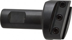 Made in USA - 1-1/2" Head, 3/4" Shank Diam, 1 Bit Per Cutter, 3/8" Tool Bit, Fly Cutter - Straight Shank - Exact Tooling