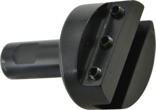 Made in USA - 2" Head, 3/4" Shank Diam, 1 Bit Per Cutter, 3/8" Tool Bit, Fly Cutter - Straight Shank - Exact Tooling