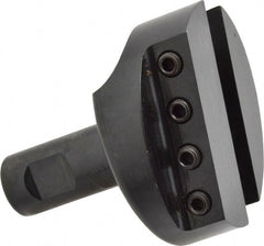 Made in USA - 2-1/2" Head, 3/4" Shank Diam, 1 Bit Per Cutter, 1/2" Tool Bit, Fly Cutter - Straight Shank - Exact Tooling