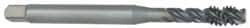 OSG - 1-1/4 - 7 UNC 4 Flute 2B Modified Bottoming Spiral Flute Tap - Vanadium High Speed Steel, Oxide Finish, 180mm OAL, Right Hand Flute, Right Hand Thread - Exact Tooling