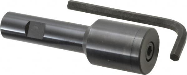 RobbJack - Slitting/Slotting Saw Arbor - Straight Shank, 1/4" Shank Diam, 4" OAL, For 7/8" Cutter Hole Diam - Exact Tooling
