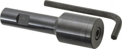 RobbJack - Slitting/Slotting Saw Arbor - Straight Shank, 1/4" Shank Diam, 4" OAL, For 7/8" Cutter Hole Diam - Exact Tooling