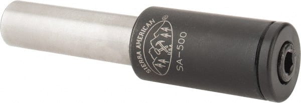 Made in USA - Slitting/Slotting Saw Arbor - Straight Shank, 1/2" Shank Diam, 2.45" OAL, For 1/2" Cutter Hole Diam - Exact Tooling
