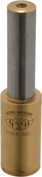 Made in USA - Slitting/Slotting Saw Arbor - Straight Shank, 1/2" Shank Diam, 2.45" OAL, For 1/2" Cutter Hole Diam - Exact Tooling