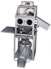 Trinco - 21" Wide x 33-1/2" High x 18-1/2" Deep Bench Sandblaster - Working Dimensions 20" Wide x 18" High x 18" Deep - Exact Tooling
