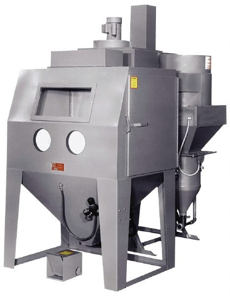 Trinco - 53" Wide x 78" High x 37" Deep Pressure Sandblasting Unit - Working Dimensions 48" Wide x 36" High x 36" Deep - Exact Tooling