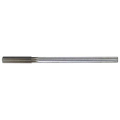 Made in USA - 0.622" High Speed Steel 8 Flute Chucking Reamer - Exact Tooling
